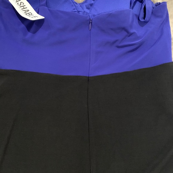 Onyx Nite color block strapless dress size 4 - Picture 6 of 7